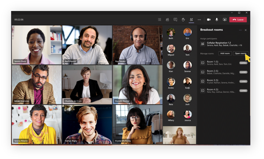 Microsoft Teams Breakout Rooms